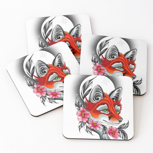 Item preview, Neotraditional Sakura Fox designed and sold by NovasUniverse.