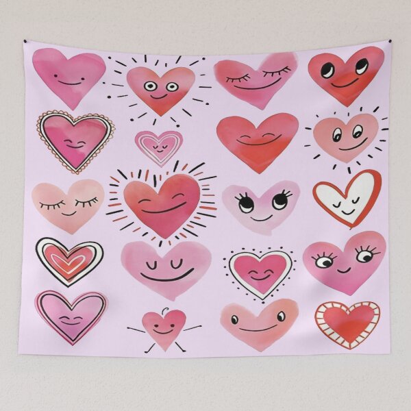 Item preview, Valentine's Day Hearts designed and sold by YChangShop.