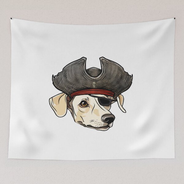 Item preview, Pirate Whippet Dog designed and sold by whyitsme.