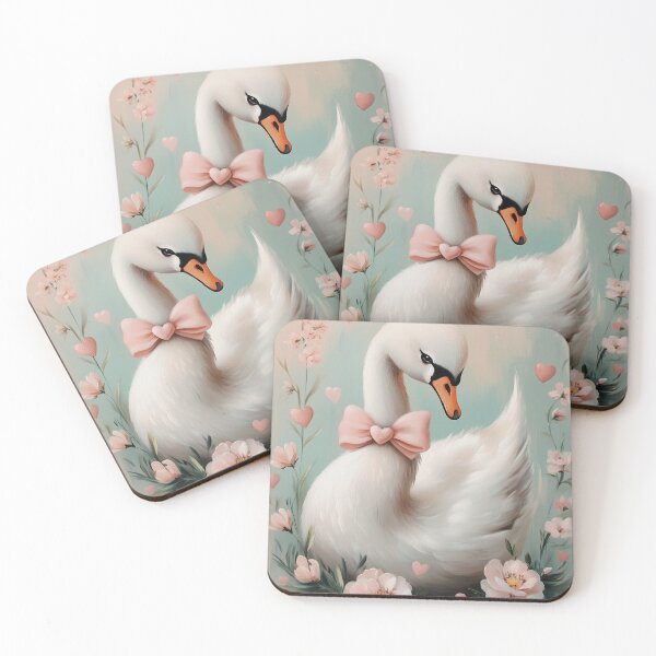 Aperçu de l'œuvre Cygne coquet créée et vendue par Inspired Life Creative.