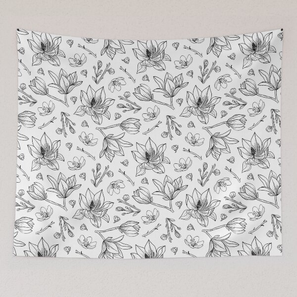 Item preview, Botanical Linework designed and sold by SaraGoldArt.