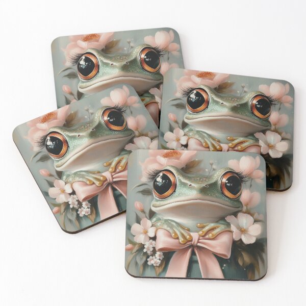 Aperçu de l'œuvre Grenouille coquette créée et vendue par Inspired Life Creative.
