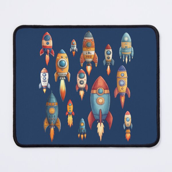 Item preview, Space Race - Vintage Rocket Ships Collection Art designed and sold by TheSillySartor.