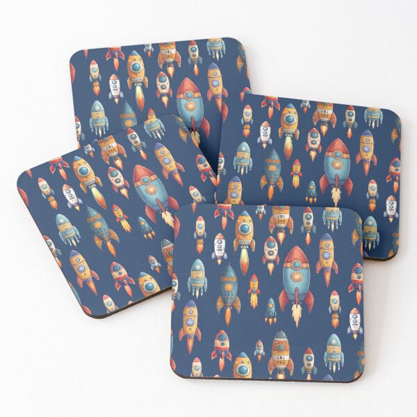 Item preview, Space Race - Vintage Rocket Ships Collection Art designed and sold by TheSillySartor.