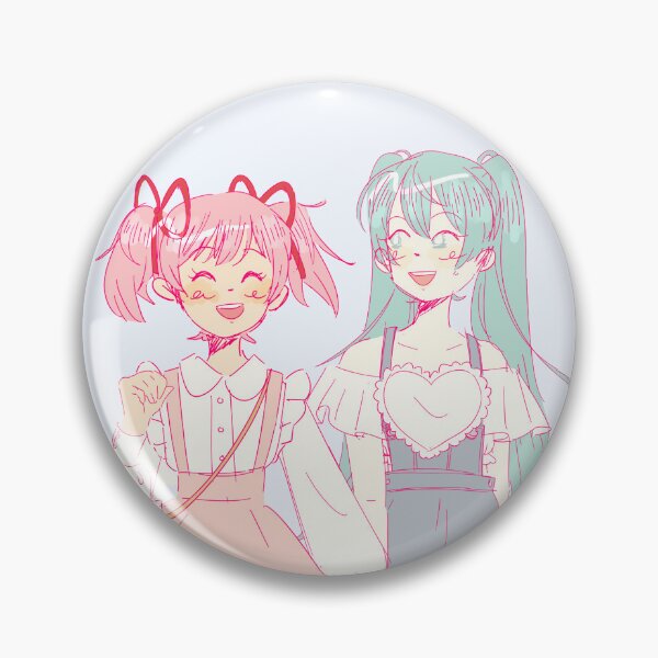 Item preview, miku and madoka designed and sold by mariiyetti.