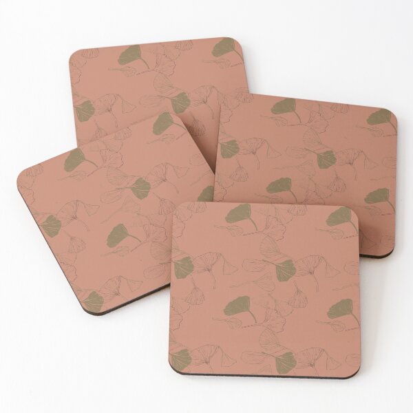 Item preview, Gingko leaves mocha  designed and sold by RhoQA.