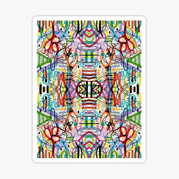 ABSTRACT PATT-1 Sticker