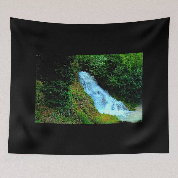 Item preview, View from Sefro (Macerata) with a waterfall designed and sold by Kristina Drozd.