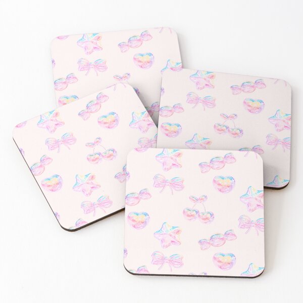 Item preview, Holographic Rainbow Pastel Pink Gems designed and sold by CriaCreative.