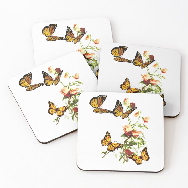Item preview, Whimsical Butterflies Sweet peas designed and sold by Bliss Find And Design.