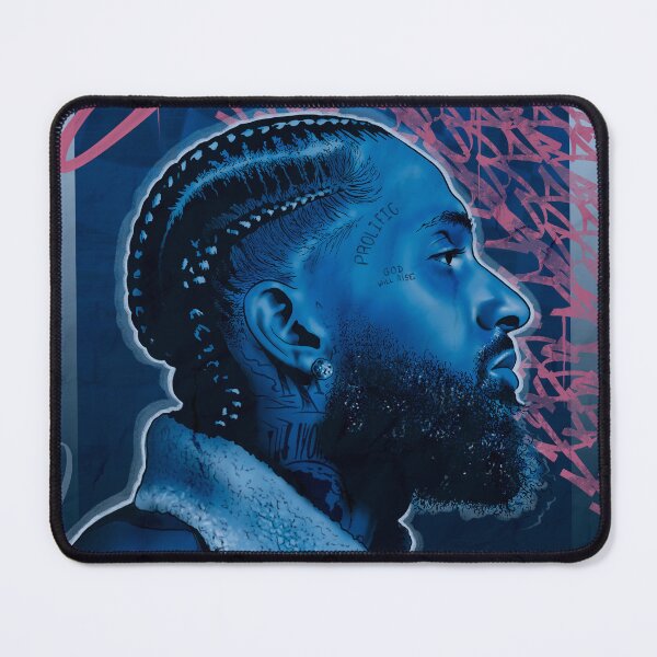 Item preview, Nipsey Hussle’s Portrait designed and sold by VandalStudio.