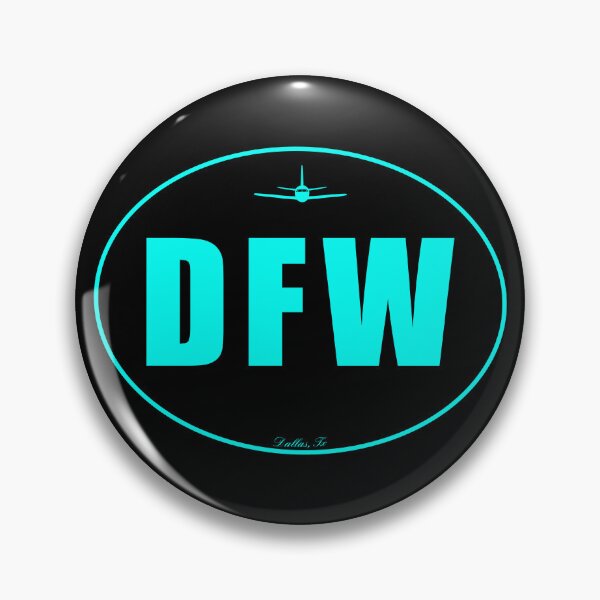Item preview, Código del aeropuerto DFW Dallas Fort Worth Texas TX designed and sold by Lartheviking.