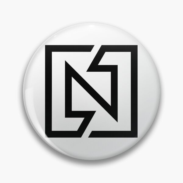 Item preview, Letter N Square Bounding Box a Bold and Confident Appeal designed and sold by Wiggly Lines.