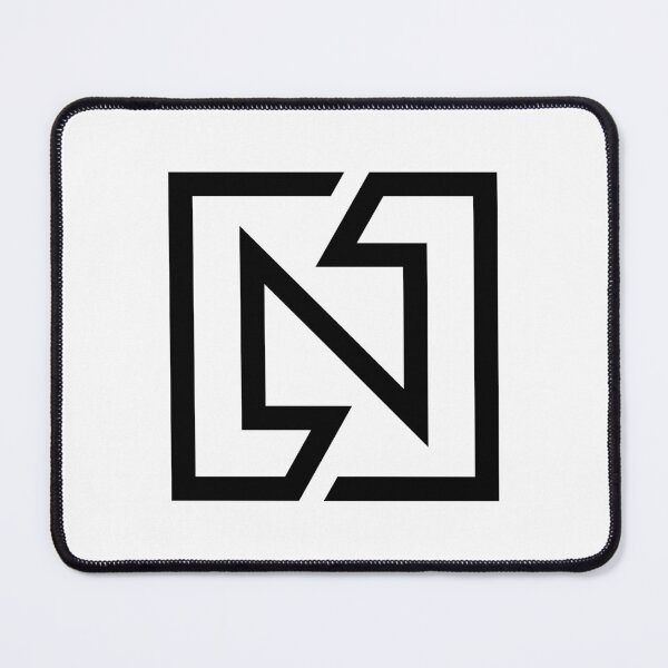 Item preview, Letter N Square Bounding Box a Bold and Confident Appeal designed and sold by Wiggly Lines.