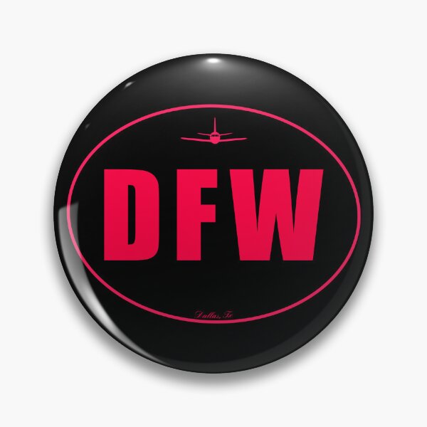 Item preview, Código del aeropuerto DFW Dallas Fort Worth Texas TX designed and sold by Lartheviking.