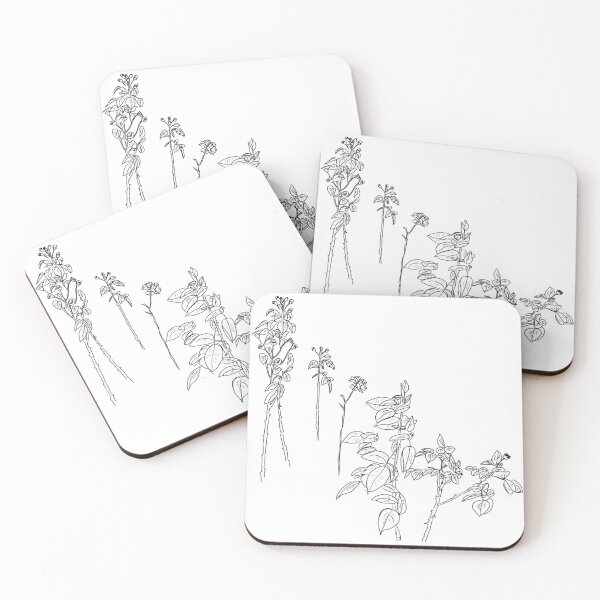 Item preview, sketch of plants designed and sold by emmadutty.