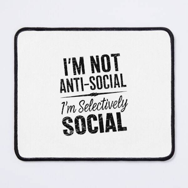 Item preview, Social Vegan Funny Quote | "I Avoid Meet" Minimalistic Design designed and sold by Colorful-Garden.