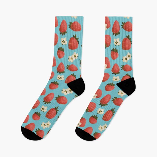 Item preview, Red Strawberry Pattern designed and sold by LeftNWrite.