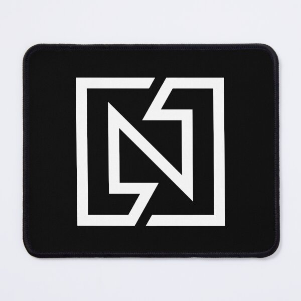 Item preview, Letter N Square Bounding Box a Bold and Confident Appeal Reverse designed and sold by Wiggly Lines.