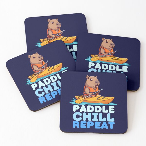 Item preview, Kayaking Capybara - Paddle, Chill, Repeat designed and sold by The magic  Yellow bus.