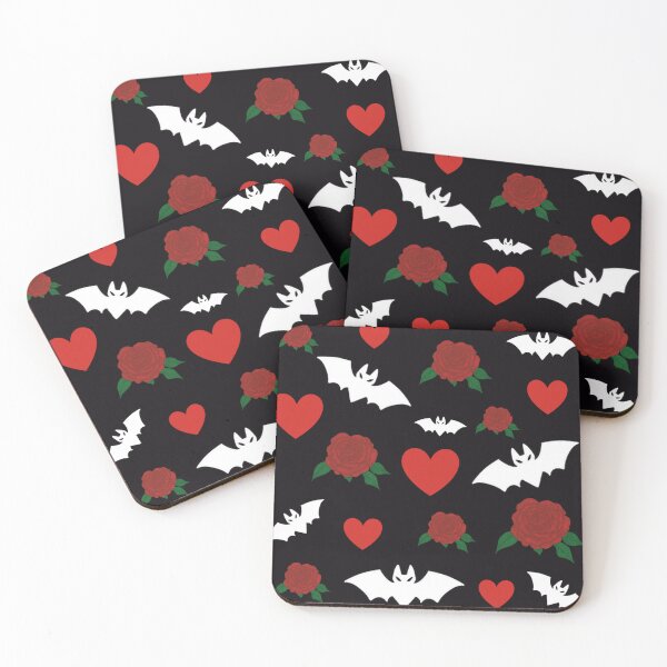 Item preview, Batty Valentine Party in the Dark designed and sold by ChaosAndLace.