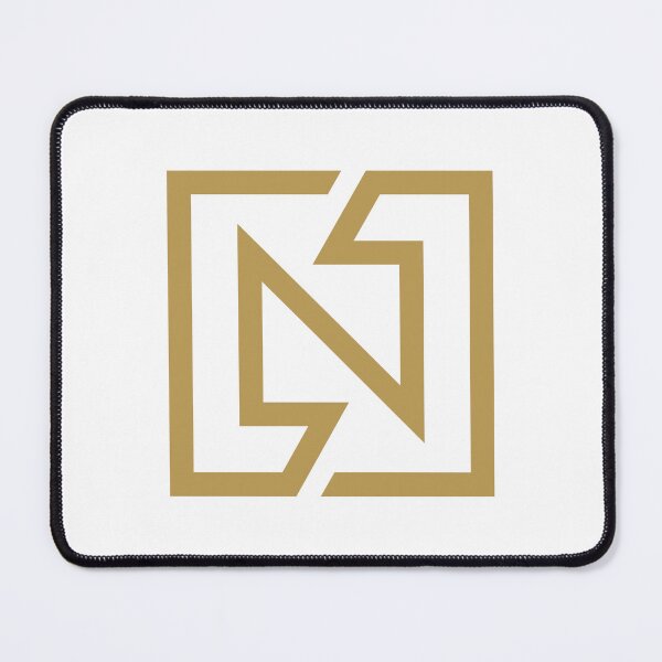 Item preview, Copy of Letter N Square Bounding Box a Bold and Confident Appeal Golden Color designed and sold by Wiggly Lines.
