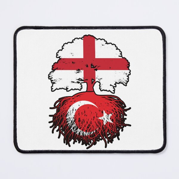 Item preview, Turkey Turkish English England Tree Roots Flag designed and sold by FlagX.