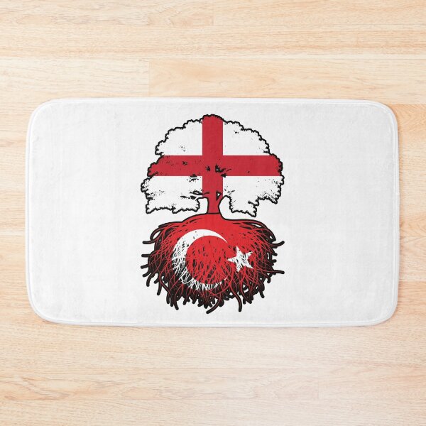 Item preview, Turkey Turkish English England Tree Roots Flag designed and sold by FlagX.