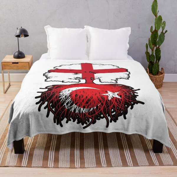 Item preview, Turkey Turkish English England Tree Roots Flag designed and sold by FlagX.
