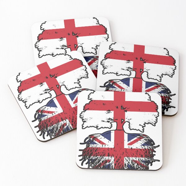 Item preview, UK British English England Tree Roots Flag designed and sold by FlagX.
