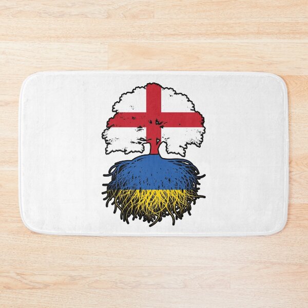 Item preview, Ukraine Ukrainian English England Tree Roots Flag designed and sold by FlagX.