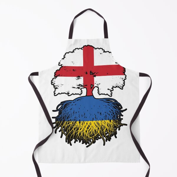 Item preview, Ukraine Ukrainian English England Tree Roots Flag designed and sold by FlagX.