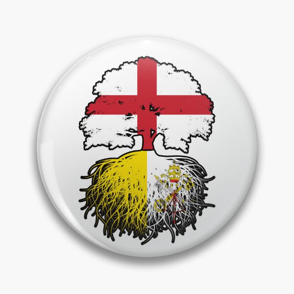 Item preview, Vatican English England Tree Roots Flag designed and sold by FlagX.