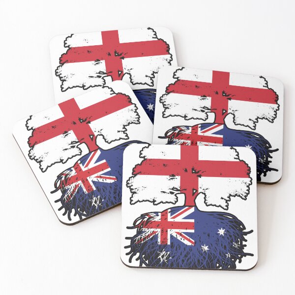 Item preview, Australia Australian English England Tree Roots Flag designed and sold by FlagX.