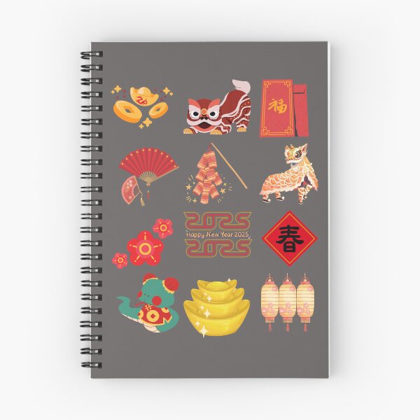 Item preview, 2025 Lunar New Year Collection Stickers designed and sold by CelestialPrint.