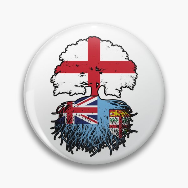Item preview, Fiji Fijian English England Tree Roots Flag designed and sold by FlagX.