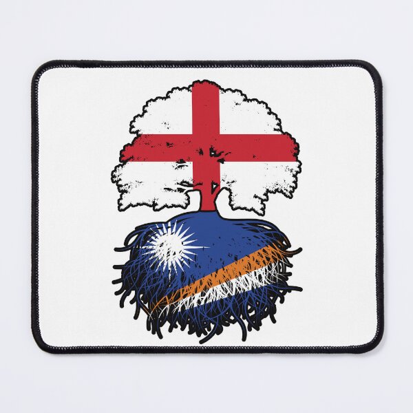 Item preview, Marshall Islands Marshallese English England Tree Roots Flag designed and sold by FlagX.
