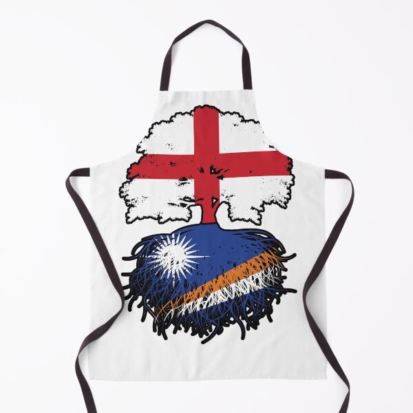 Item preview, Marshall Islands Marshallese English England Tree Roots Flag designed and sold by FlagX.