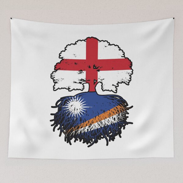 Aperçu de l'œuvre Drapeau des racines d'arbres des îles Marshall créée et vendue par FlagX.