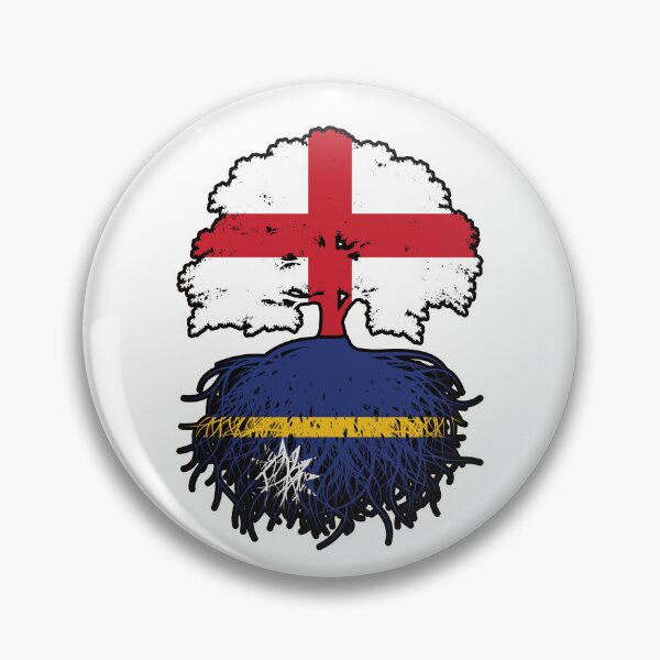 Item preview, Nauru Nauruan English England Tree Roots Flag designed and sold by FlagX.