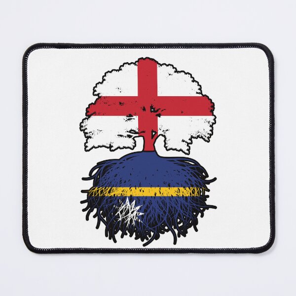 Item preview, Nauru Nauruan English England Tree Roots Flag designed and sold by FlagX.