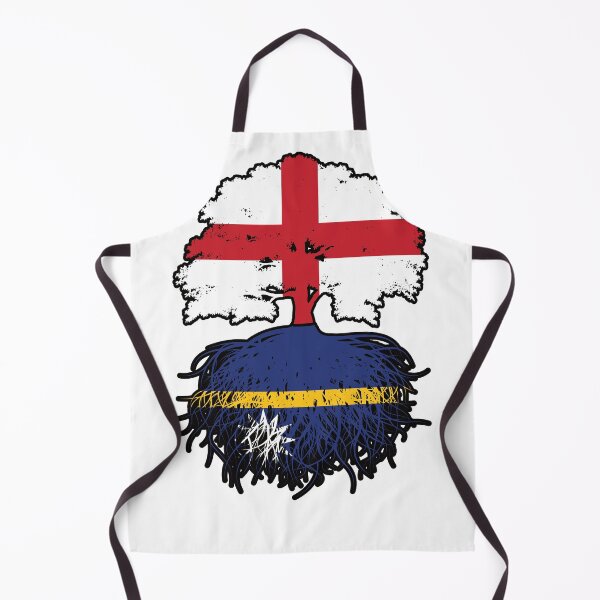 Item preview, Nauru Nauruan English England Tree Roots Flag designed and sold by FlagX.