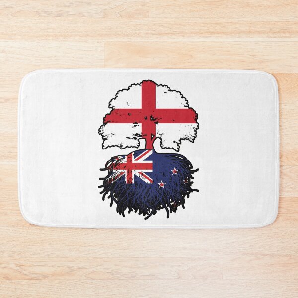 Item preview, New Zealand New Zealander English England Tree Roots Flag designed and sold by FlagX.