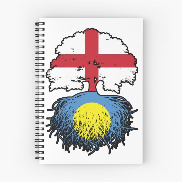 Item preview, Palau Palauan English England Tree Roots Flag designed and sold by FlagX.