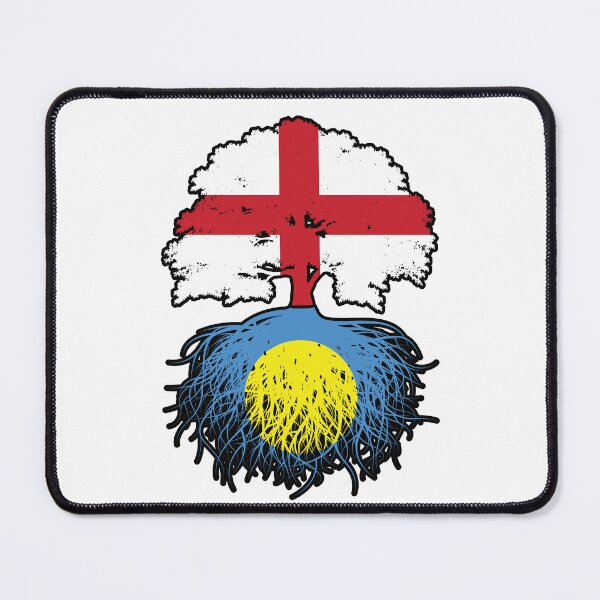 Item preview, Palau Palauan English England Tree Roots Flag designed and sold by FlagX.
