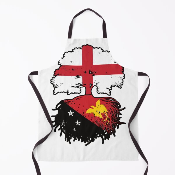 Item preview, Papua New Guinea Papuan English England Tree Roots Flag designed and sold by FlagX.