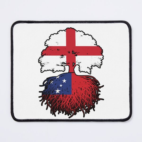 Item preview, Samoa Samoan English England Tree Roots Flag designed and sold by FlagX.