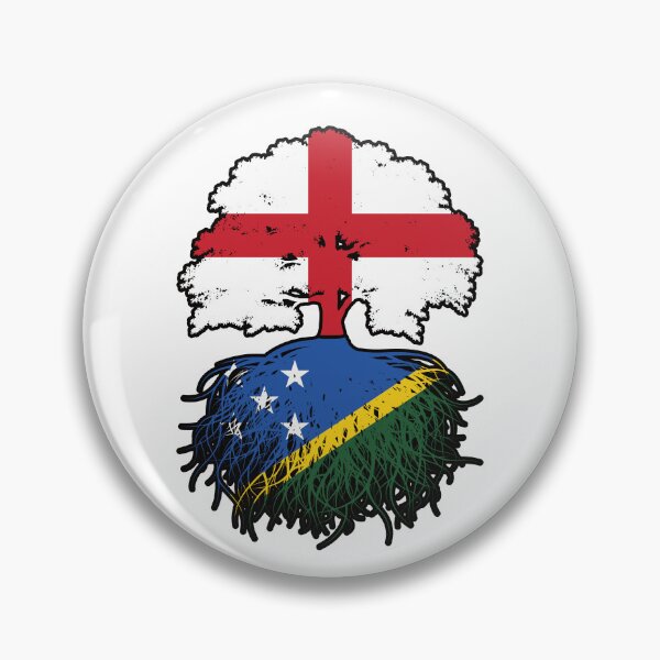 Item preview, Solomon Islands Solomon Islander English England Tree Roots Flag designed and sold by FlagX.