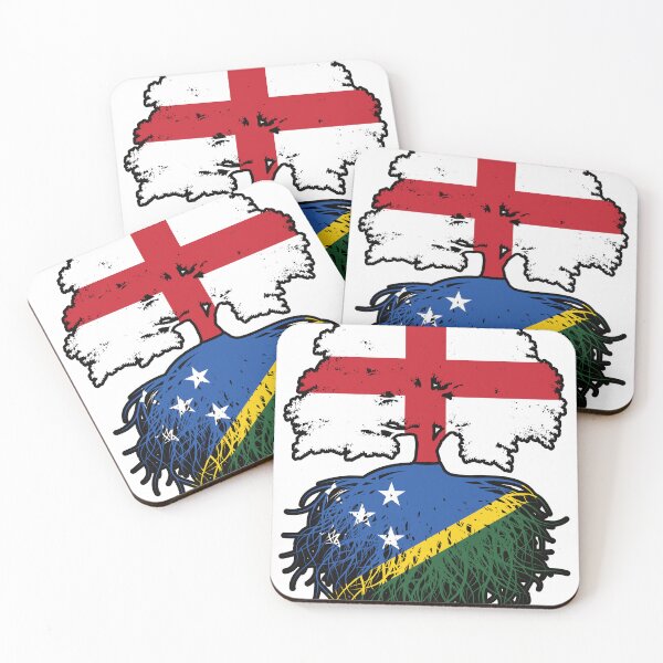 Item preview, Solomon Islands Solomon Islander English England Tree Roots Flag designed and sold by FlagX.