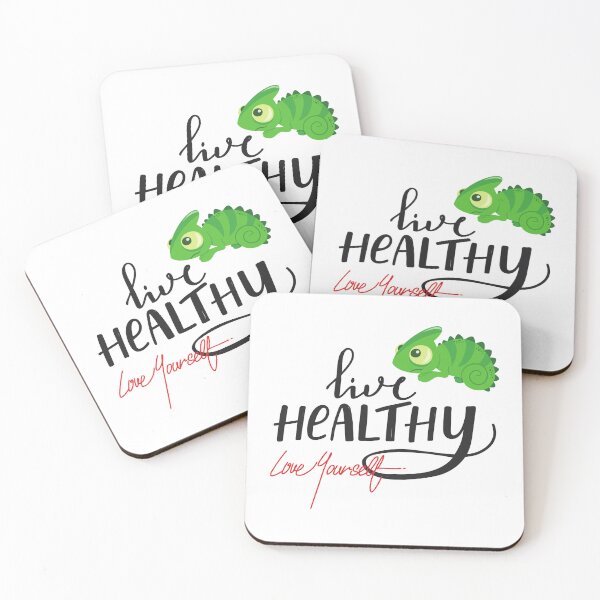 Item preview, live Healthy designed and sold by Culopop.